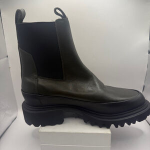 Women's AllSaints Boots Size 39/9 Green and Black